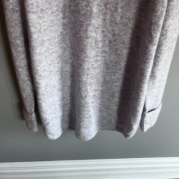 Reitmans Turtle Neck Knit Sweater Cuff Sleeves Light Purple Plus Size 2X - Picture 5 of 11